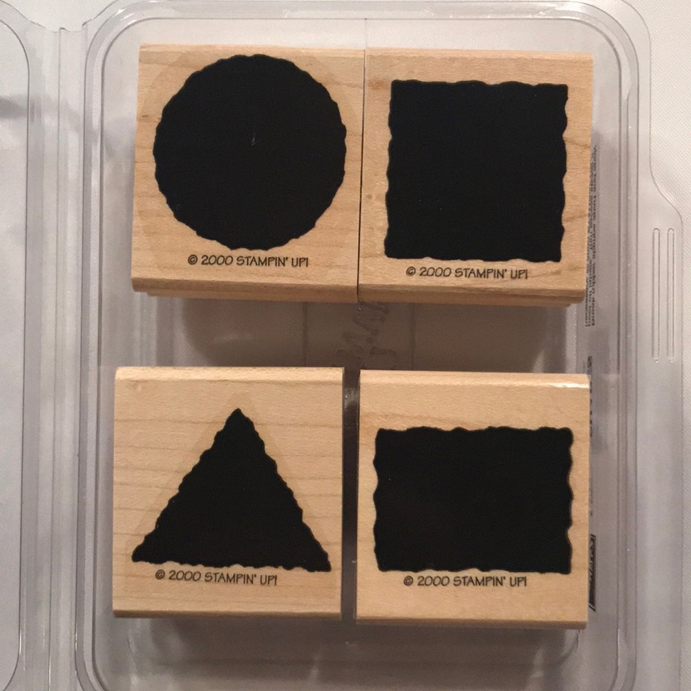 NIB Stampin Up “Little Shapes” stamp set 2000